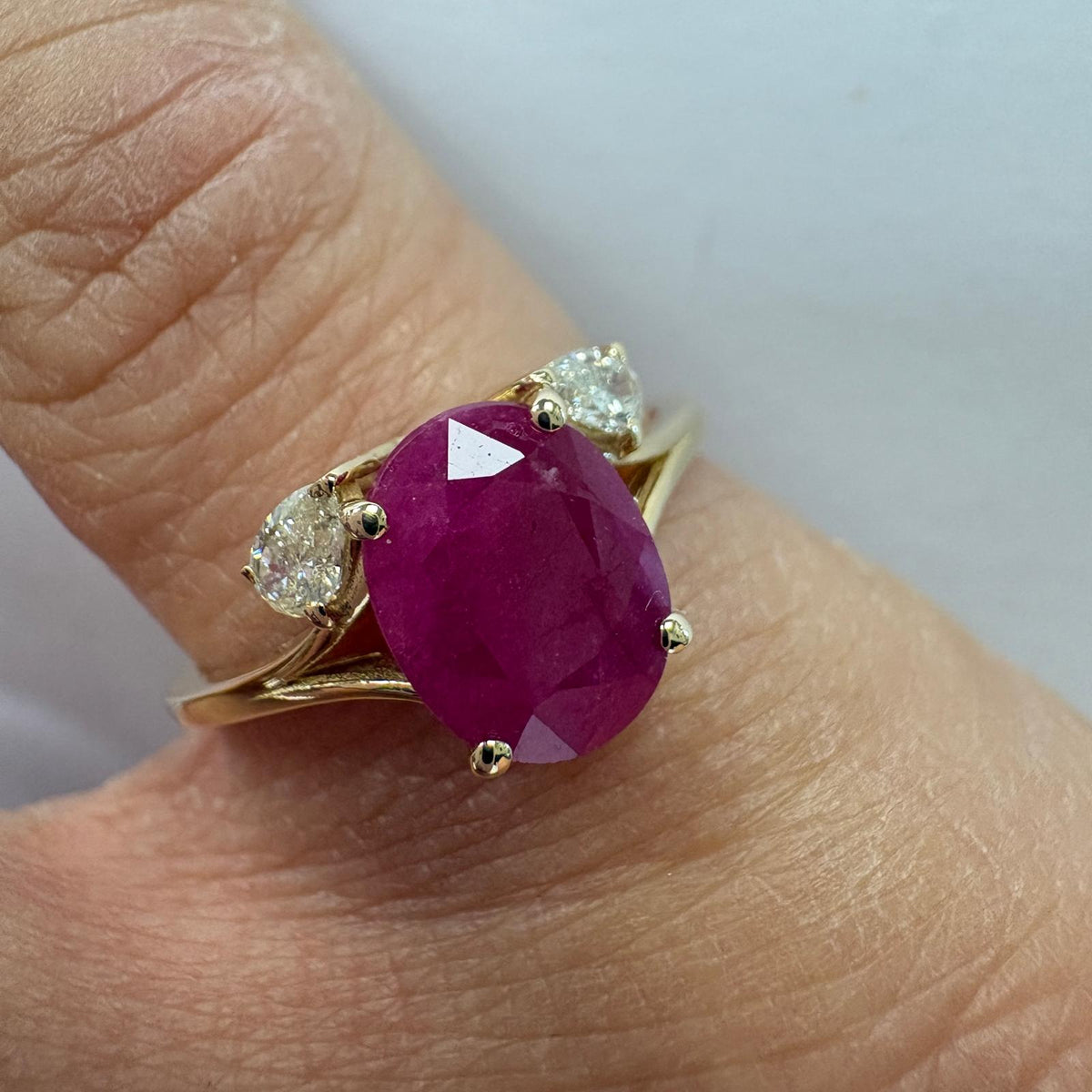 natural ruby ring, ruby and diamond ring UK, oval ruby ring, certified ruby ring, 2 carat ruby ring, ruby engagement ring, ruby anniversary ring, July birthstone ring