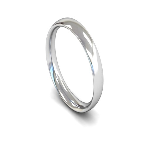 PLAIN TRADITIONAL COURT MEN'S  WEDDING RING