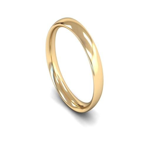 PLAIN TRADITIONAL COURT MEN'S  WEDDING RING