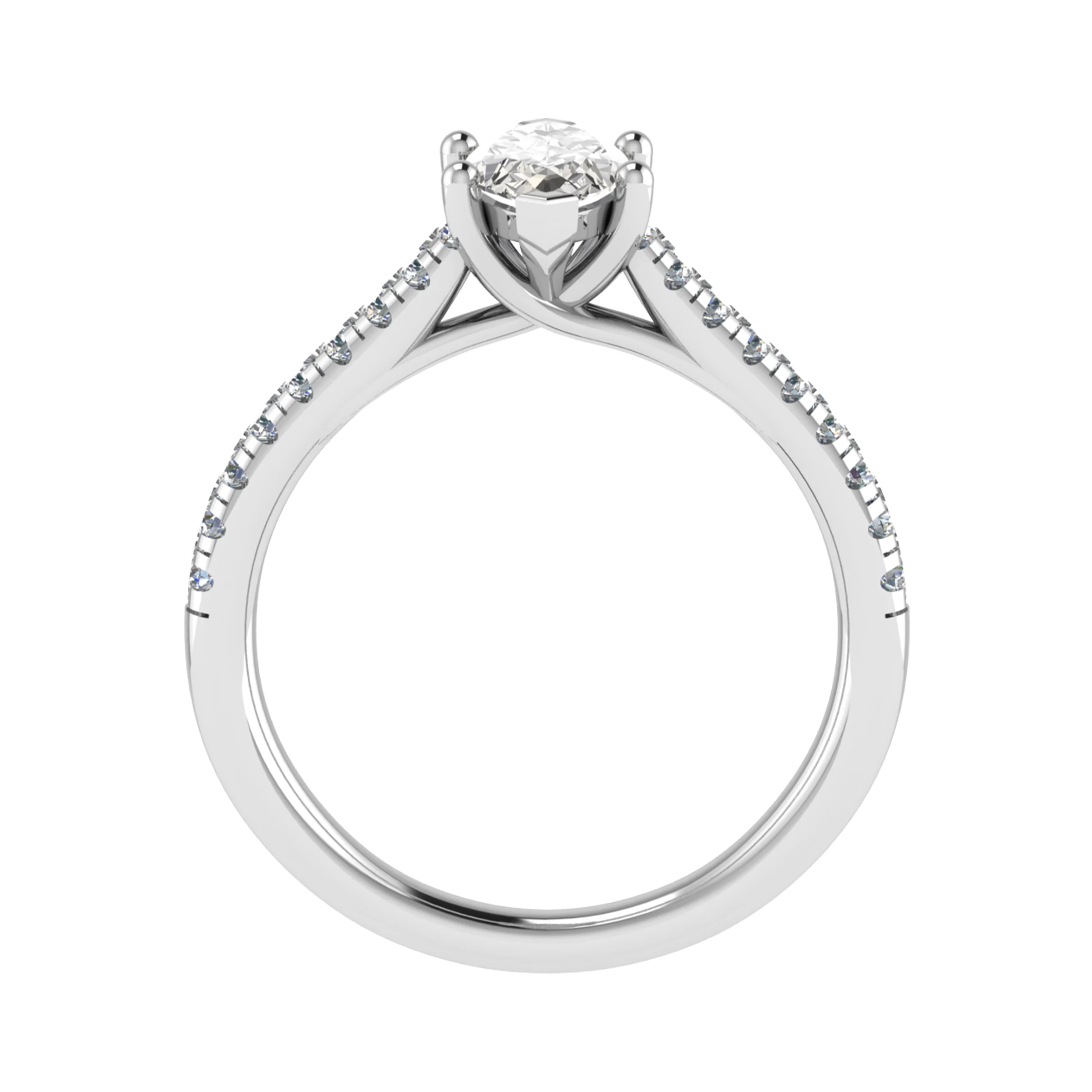 MARQUISE CUT DIAMOND ENGAGEMENT RING