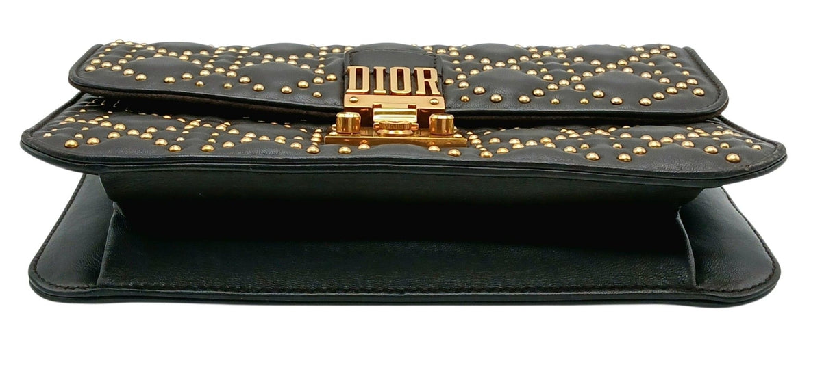 pre-loved Dior bag UK, Dior Dioraddict, Dior studded bag, second hand Dior bag UK, pre-owned Dior flap bag, Dior cannage bag