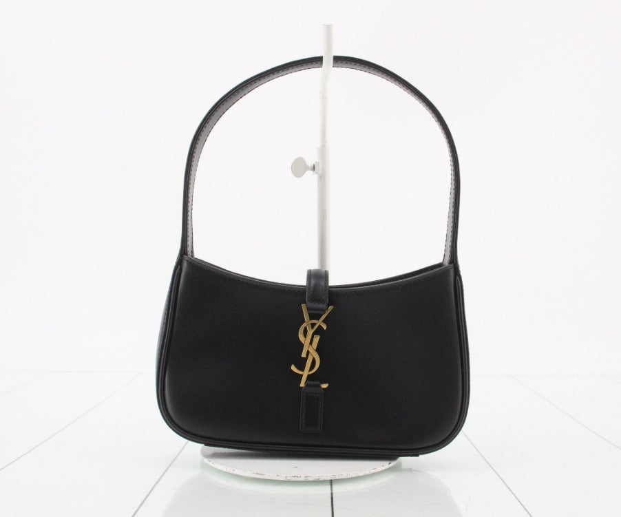 pre-loved Saint Laurent bag UK, YSL Le 5 à 7 Mini, Saint Laurent hobo bag, black YSL bag, second hand YSL UK, Saint Laurent shoulder bag, YSL mini bag, luxury handbags Harrogate, pre-loved designer bags Yorkshire