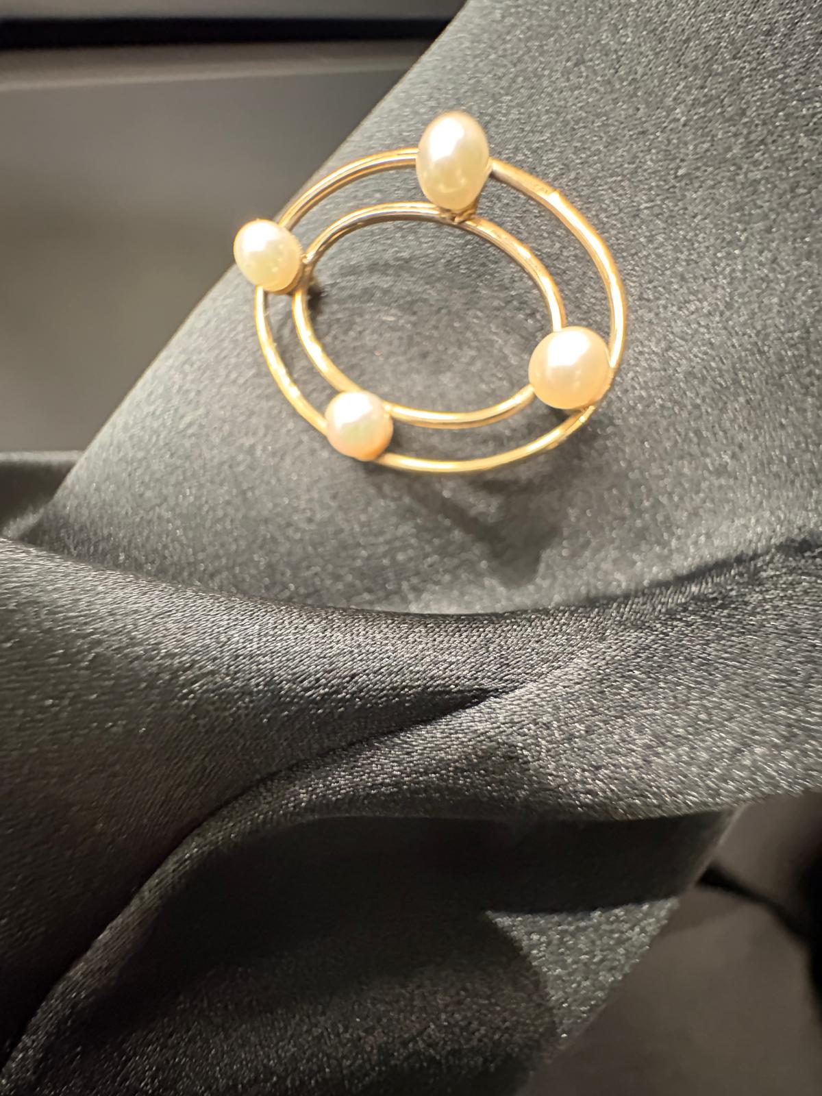 9k yellow gold brooch harrogate jewellers second hand 