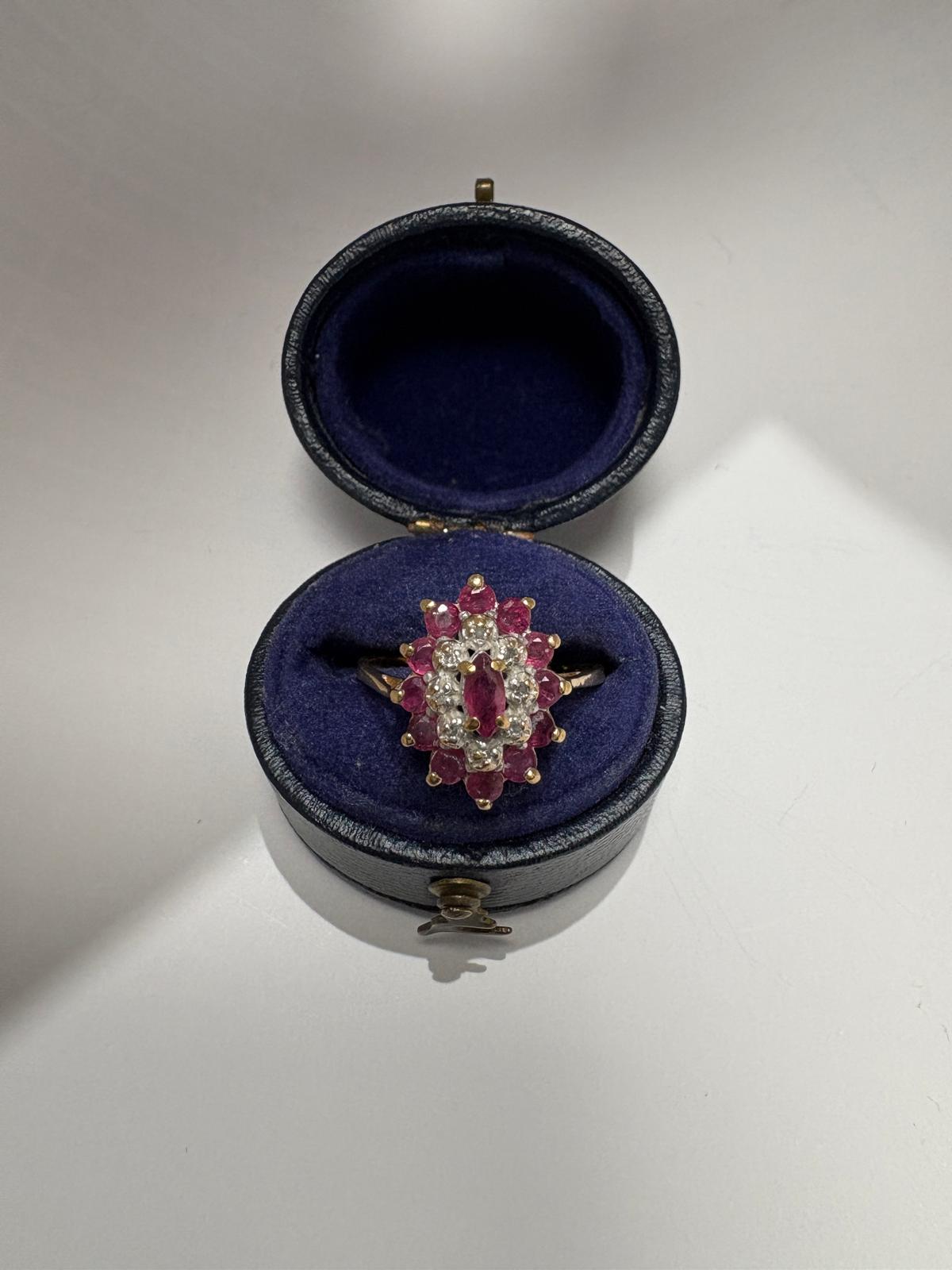 ruby and gold second hand ring harrogate fogal and barnes