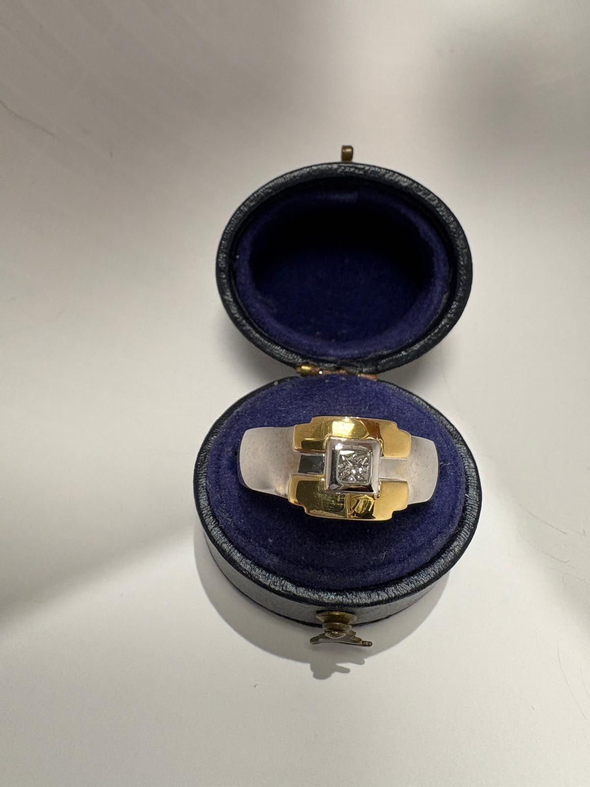 gold diamond two tone ring harrogate fogal and barnes 