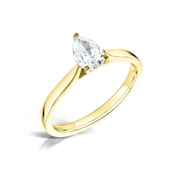 PEAR CUT DIAMOND SOLITAIRE ENGAGEMENT RING