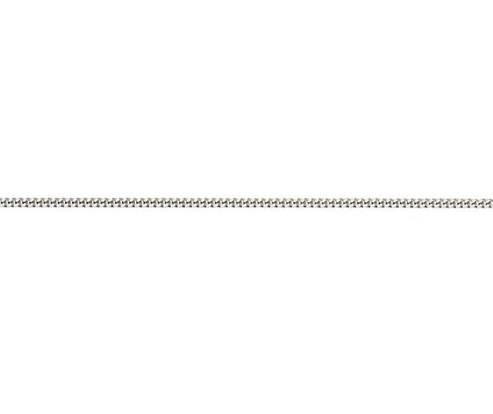 WHITE 18 CARAT GOLD RHODIUM PLATED CHAIN