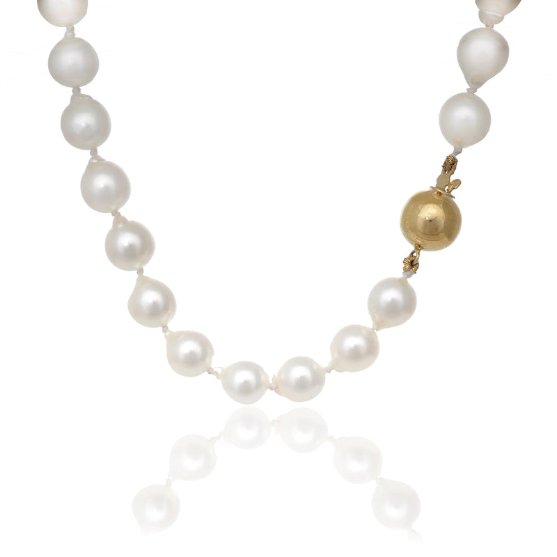 BAROQUE PEARL & GOLD NECKLACE